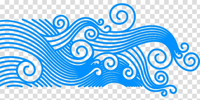 blue scroll wave , Curly Waves transparent background PNG clipart