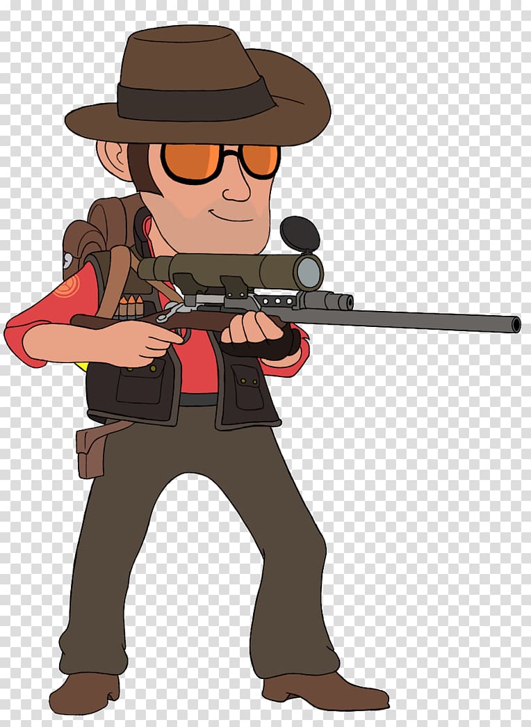 Team Fortress 2 Chibi Drawing , sniper transparent background PNG clipart