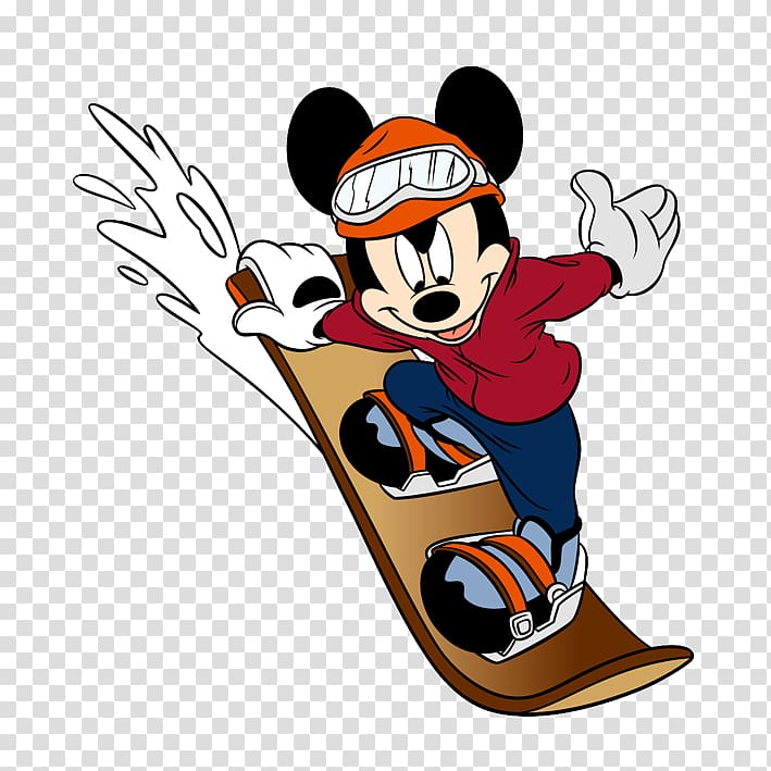 Mickey Mouse Animation Cartoon, Cartoon rice teacher skateboard transparent background PNG clipart