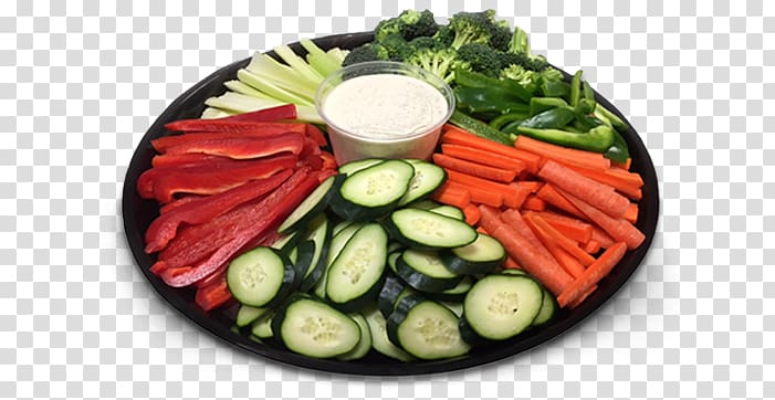 Vegetarian cuisine Street food Vegetable Gourmand, veggie tray transparent background PNG clipart