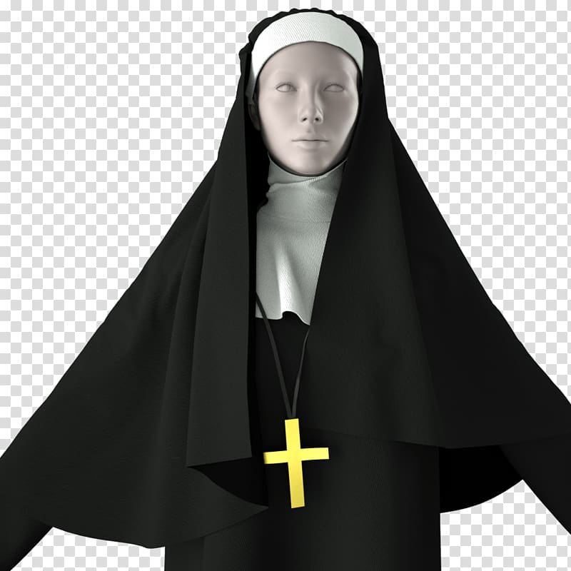 The Flying Nun Religious habit Clothing Costume, beautiful fire cloud transparent background PNG clipart