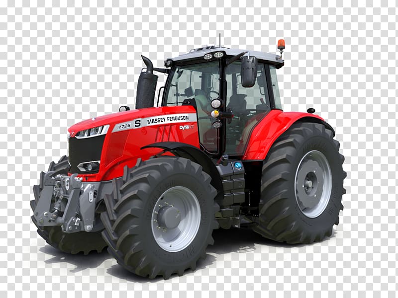 Massey Ferguson Tractor Agriculture Machine Combine Harvester, tractor transparent background PNG clipart
