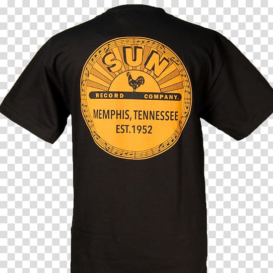 T-shirt SUN RECORDS Logo Record label Sun Studio, Label clothing transparent background PNG clipart