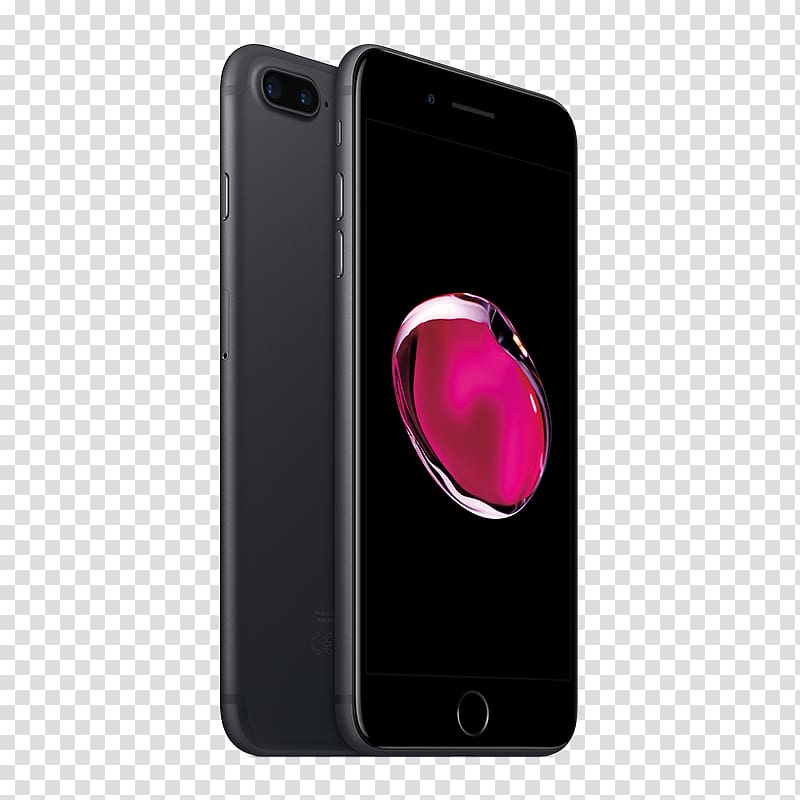 Apple iPhone 7 Plus Apple refurbished iPhone 7 Plus 128GB, Black 128 gb iPhone 5s, apple 8plus transparent background PNG clipart