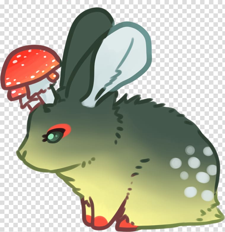 Hare Domestic rabbit Cartoon, squab transparent background PNG clipart