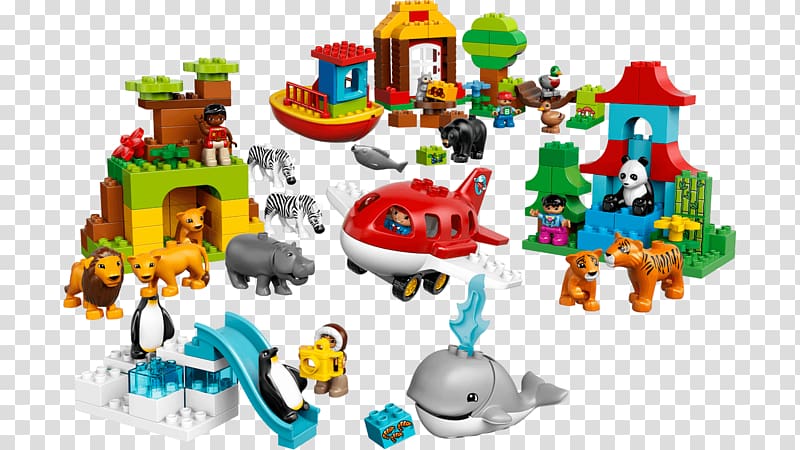 LEGO 10805 DUPLO Around the World Lego Duplo Toy Amazon.com, toy transparent background PNG clipart