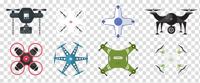 Unmanned aerial vehicle Flat design Icon, Flat UAV transparent background PNG clipart