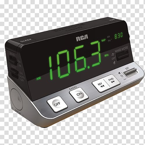 Radio clock Electronics RCA, Voice Command Device transparent background PNG clipart