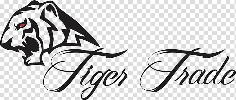 Tiger Logo Android Black and white, tiger transparent background PNG clipart
