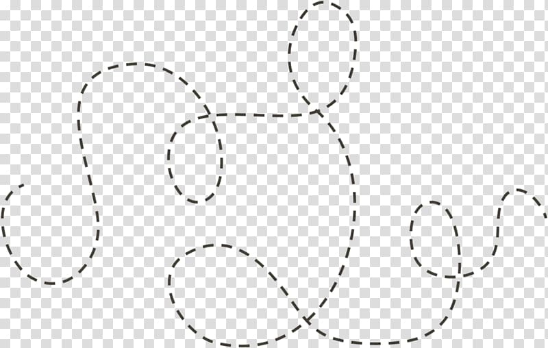 curved dotted line transparent background PNG clipart