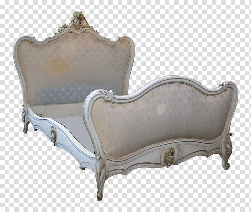 Bed frame Louis XVI style Bed size Couch, bed transparent background PNG clipart