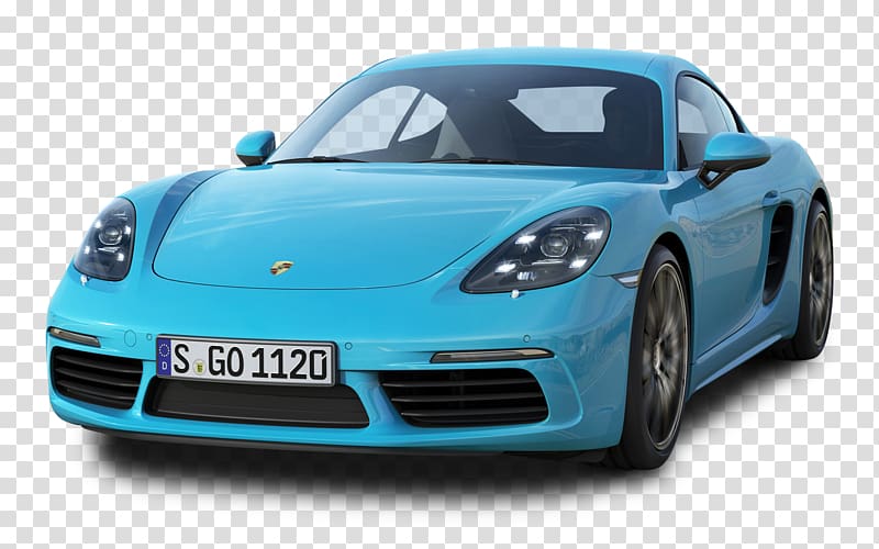 Porsche 718 Cayman Porsche Boxster/Cayman Car Porsche Cayman S, Porsche 718 Cayman S Blue Car transparent background PNG clipart