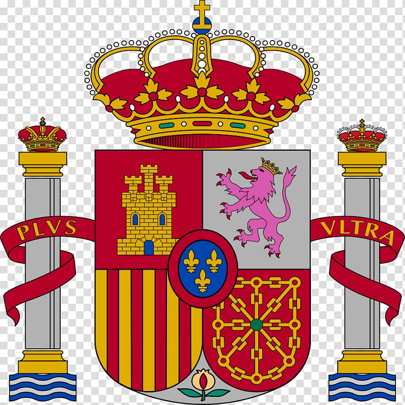 Coat of arms of Spain Plus ultra Monarchy of Spain, usa gerb transparent background PNG clipart