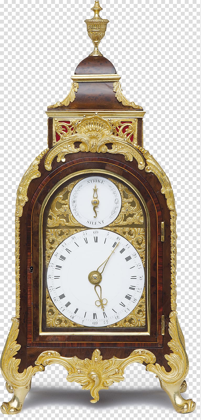 01504 Antique Clock, vintage clock transparent background PNG clipart