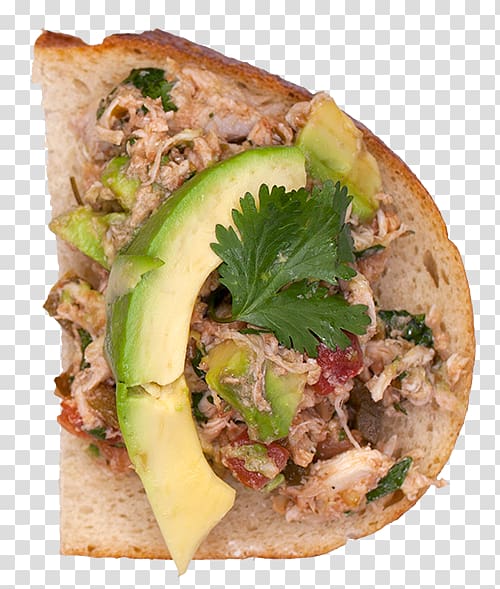 Carnitas Chicken salad Salsa Shawarma Gyro, avocado transparent background PNG clipart