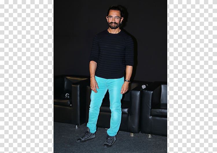 Jeans T-shirt Shoulder Denim Leggings, aamir khan transparent background PNG clipart