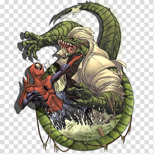 Spider-Man Dr. Curt Connors Harry Osborn Venom Lizard, big show transparent background PNG clipart