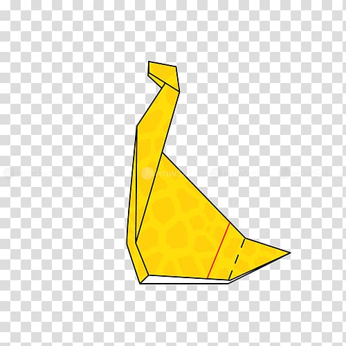 How to make Origami Paper plane Northern giraffe, Cartoon Origami transparent background PNG clipart