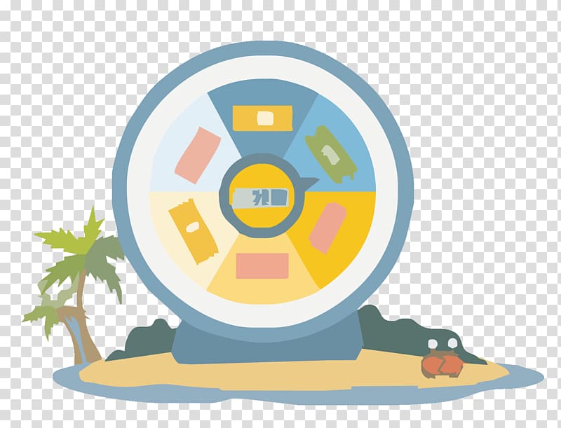 Cartoon, Lottery turntable transparent background PNG clipart