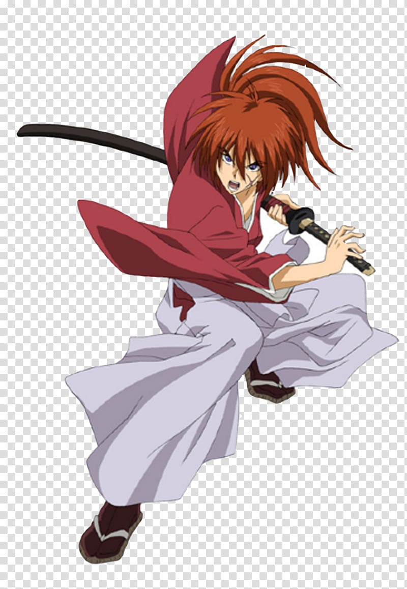 Kenshin Himura Hajime Saitô Makimachi Misao Kaoru Kamiya Rurouni Kenshin, samurai transparent background PNG clipart