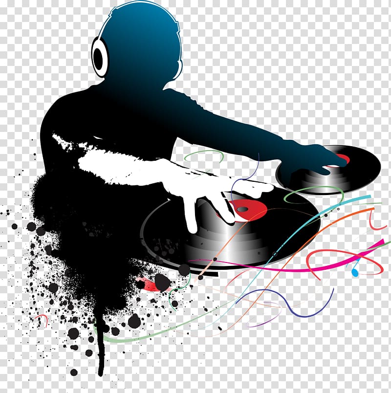 DJ , Disc jockey , Blue line dj transparent background PNG clipart ...