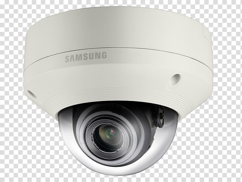 IP camera Hanwha Techwin Samsung Techwin IPOLIS SNV-7084N 1080p High-definition video, Camera transparent background PNG clipart