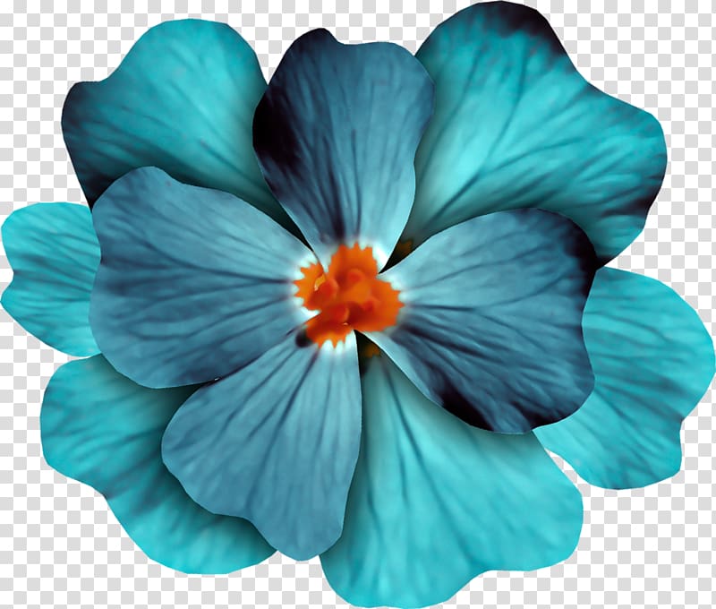 Blue Flower Purple, flower transparent background PNG clipart