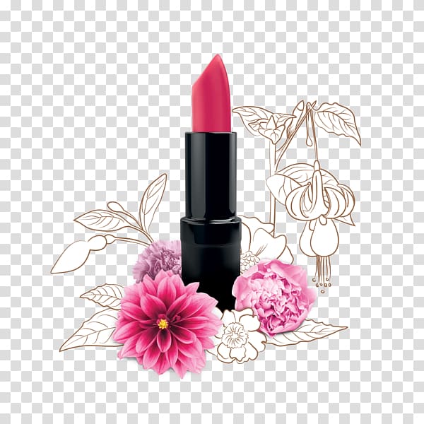 Lipstick Lip balm Color Fuchsia Red, pink lipstick transparent background PNG clipart