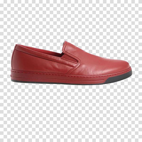 Slip-on shoe Leather, Red Bull Pipulada Carrefour Mens casual shoes transparent background PNG clipart