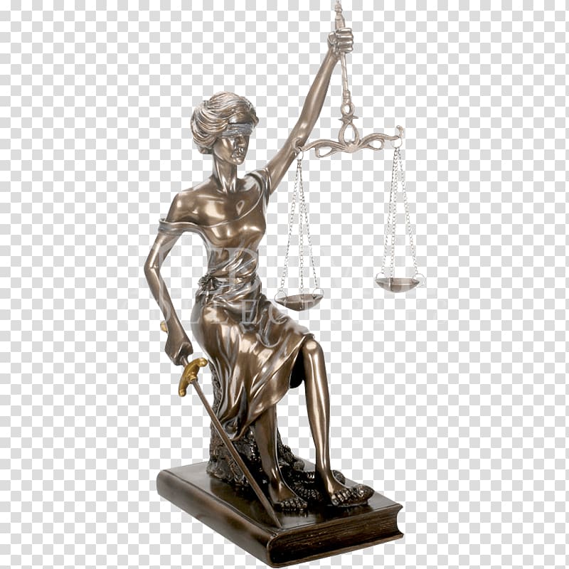 Lady Justice Classical sculpture Bronze sculpture, lady justice transparent background PNG clipart