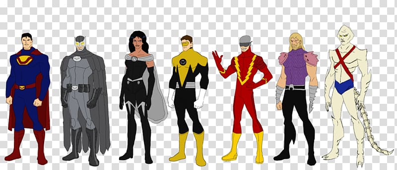 Owlman Ultraman Superwoman Crime Syndicate of America Black Adam, justice league heroes transparent background PNG clipart