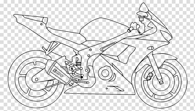 Drawing Cartoon Motorcycle Sketch, Motorcycle drawing transparent background PNG clipart
