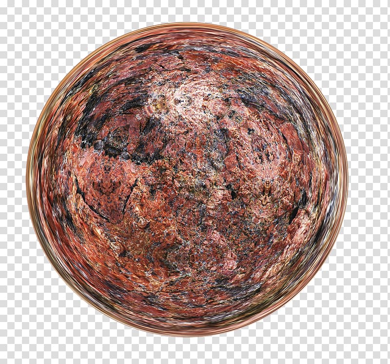 Copper Sphere, Gold Marble transparent background PNG clipart