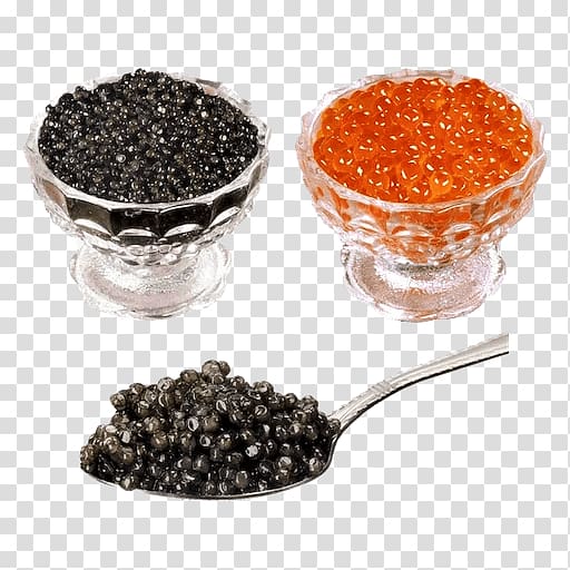 Beluga caviar Roe Red caviar Sockeye salmon, fish transparent background PNG clipart