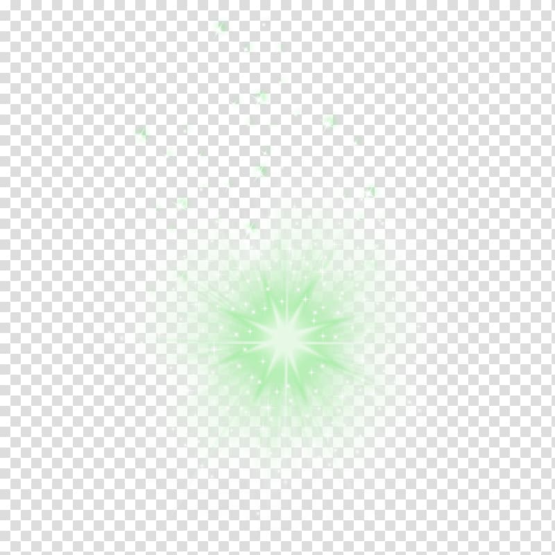Symmetry Pattern, Green light effect element transparent background PNG clipart