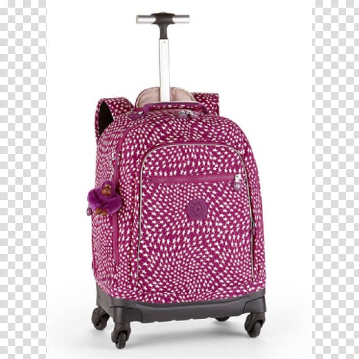 Backpack Kipling Suitcase Handbag Baggage, cola swirl transparent background PNG clipart