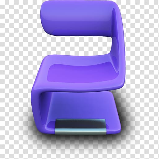 purple 2 chair illustration, angle purple plastic cobalt blue, Purple Seat transparent background PNG clipart