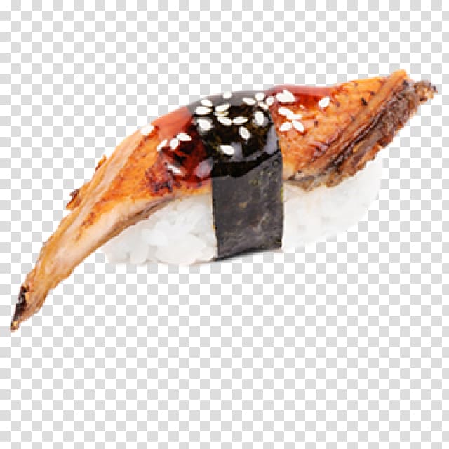 Unagi Sushi Caviar Japanese Cuisine Makizushi, sushi transparent background PNG clipart