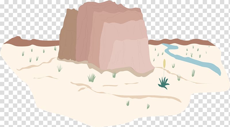 Illustration, Free to pull the material desert transparent background PNG clipart