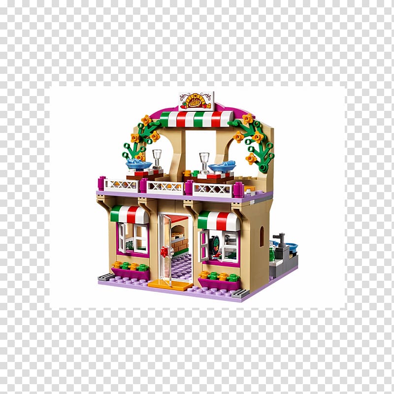 Pizza LEGO 41311 Friends Heartlake Pizzeria LEGO Friends Toy, pizza transparent background PNG clipart