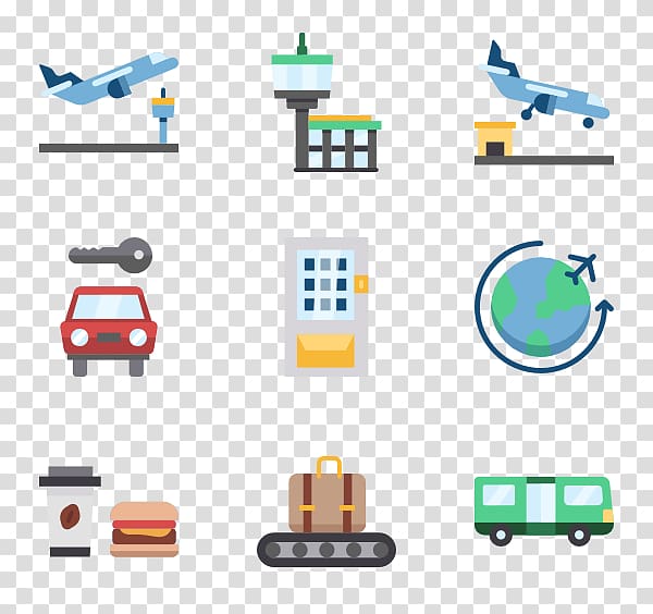 Computer Icons , airport transparent background PNG clipart