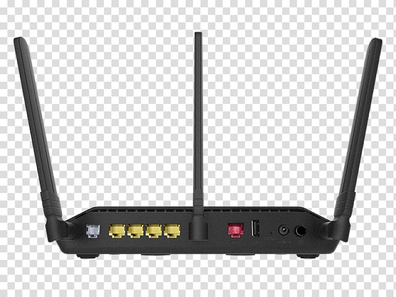 DSL modem Router Digital subscriber line D-Link G.992.5, others transparent background PNG clipart