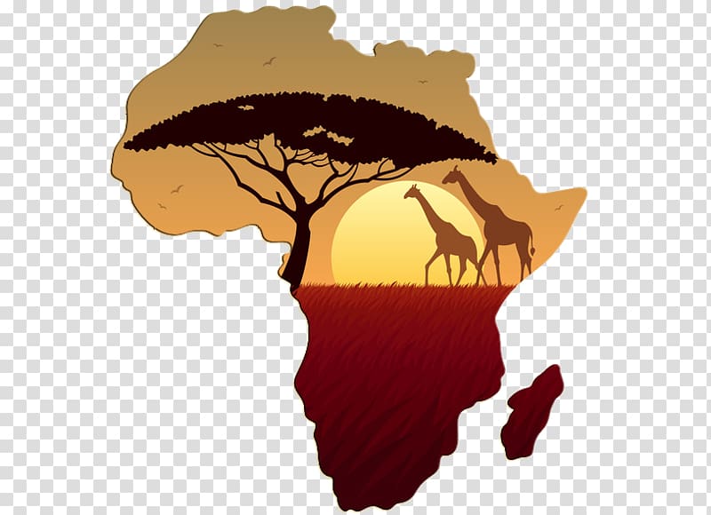 Africa Art Map, Africa transparent background PNG clipart