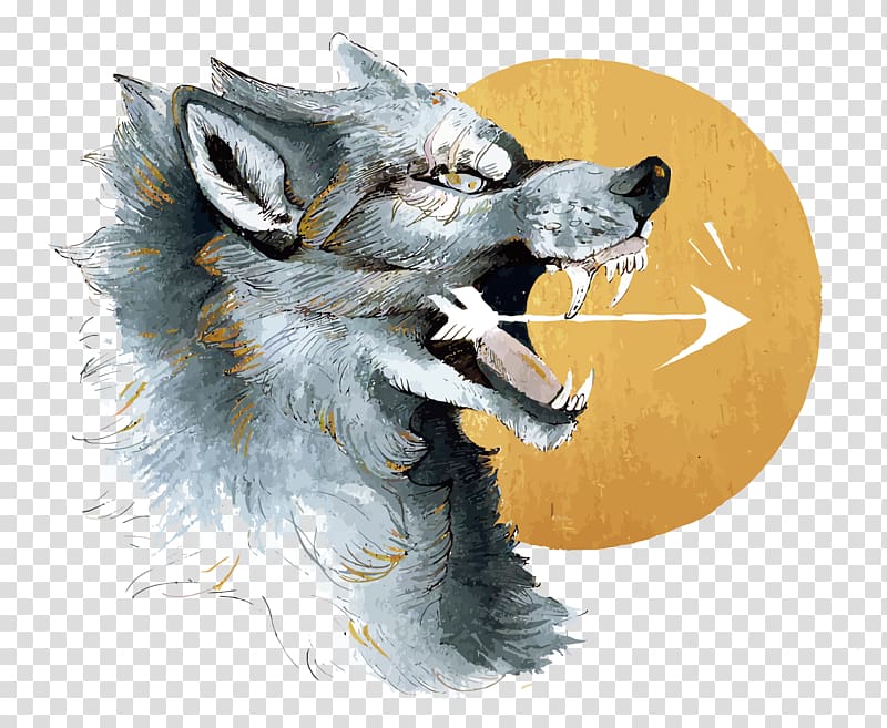 Gray wolf Werewolf , Wolves Totem transparent background PNG clipart