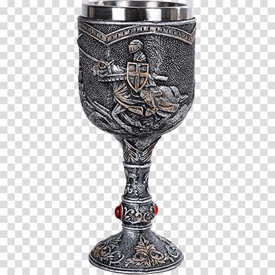 Wine glass Chalice Knight Middle Ages, Cup Of Wine transparent background PNG clipart