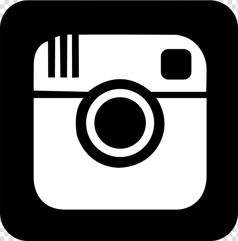 Instagram Logo Black White Background