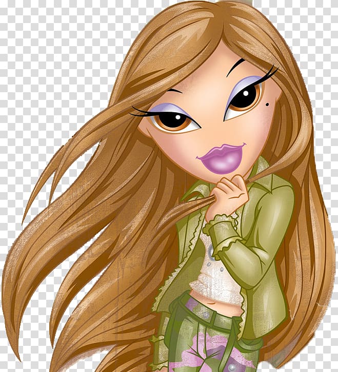 Yasmin Bratz Babyz Bratz Kidz Doll, jade flower transparent background PNG clipart