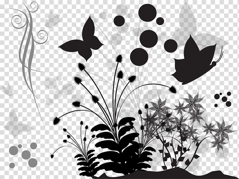 Art Ornament, Black grass transparent background PNG clipart