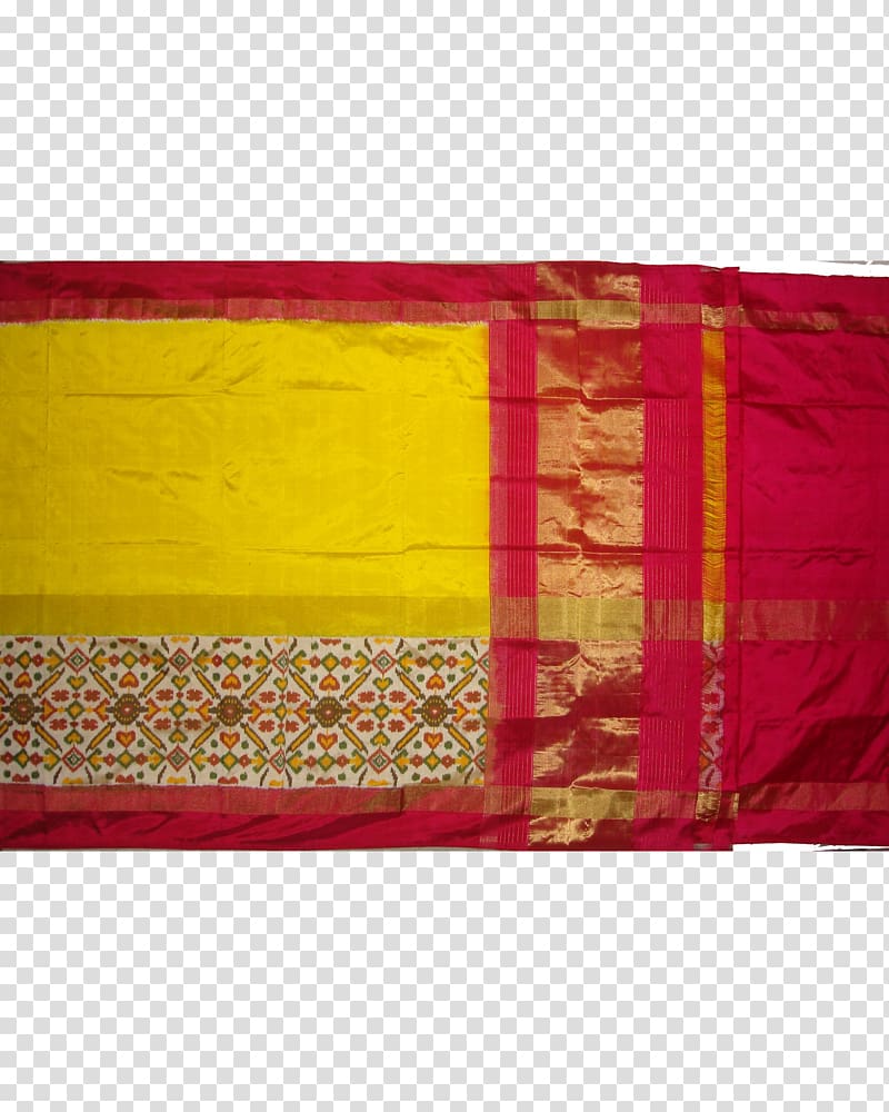 Silk Pochampally Saree Ikat Sari Textile, saree border transparent background PNG clipart