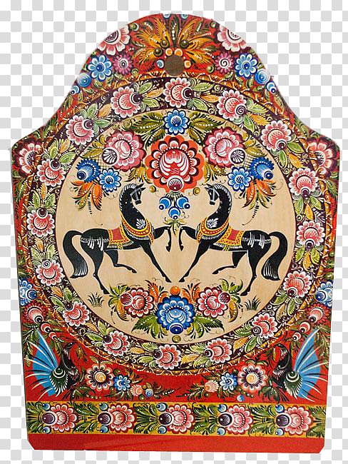 Visual arts Russia Folk Arts and Crafts Gorodets painting, Russia transparent background PNG clipart